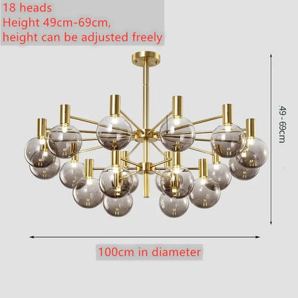 Suspension LED vintage moderne pour cuisine et salon — LZ4X9T2