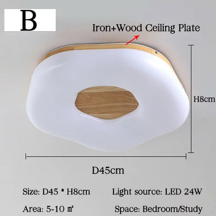 Plafonnier LED ultra-mince pour éclairage intérieur et décoration — LZ4X9M