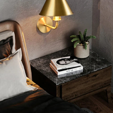 Applique murale en cuivre antirouille au design minimaliste pour intérieur moderne — LZ4X9J