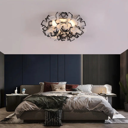 Suspension LED design fleur en acrylique pour salon et chambre — LZ4X9T