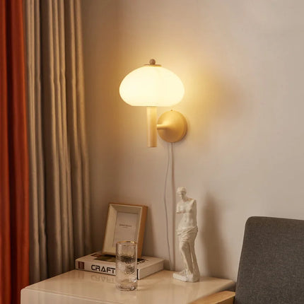 Applique murale en verre blanc style nordique pour intérieur — LZ4R9XQ