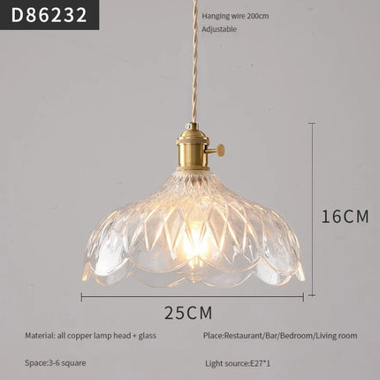 suspension moderne en laiton et verre pour intérieur