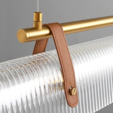 Lustre acrylique avec ceinture LED pour éclairage moderne — LZ4X9T