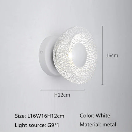 Applique murale en fer design corne italienne avec éclairage LED — LZ4P9XQ