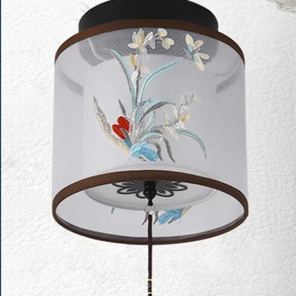 Plafonnier style chinois pour hôtel, villa, hall et balcon — LZ7XQ2