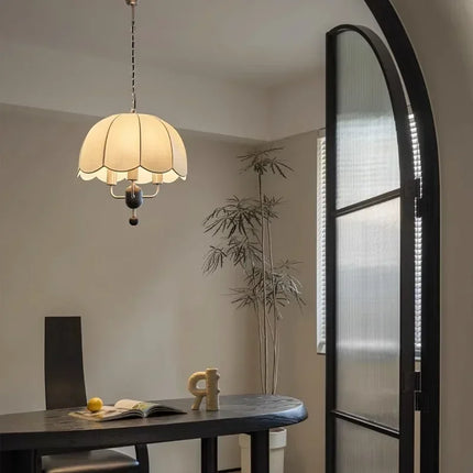 Suspension japonaise rétro en bois massif style wabi-sabi — LZ4X9M