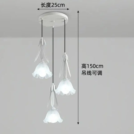 Lustre suspension en verre pour espaces modernes — LZ4X9T