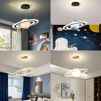 Suspension décorative planète Terre pour chambre enfant astronaute — LZ4N7Q