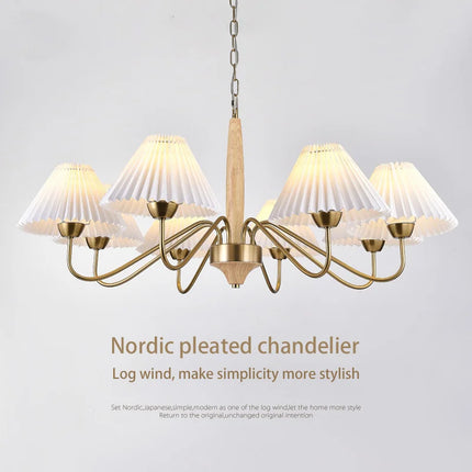 Lustre suspension élégant en bois pour cuisine et îlot — LZ4P9XQ
