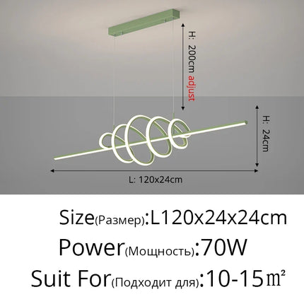 Lustre LED moderne pour éclairage intérieur élégant — LZ4X9P2