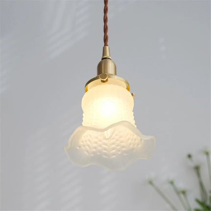 Lustre suspension en verre style nordique rétro pour intérieur — LZ7XQ2
