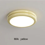 Lait jaune / CHINE / 3 couleurs sans télécommande | D30xH6cm