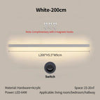 Blanc-200cm / Gradation tricolore