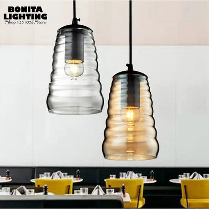 Suspension moderne en verre transparent pour intérieur — LZ4X9T