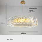 Neutral light / 100cm / Gold frame