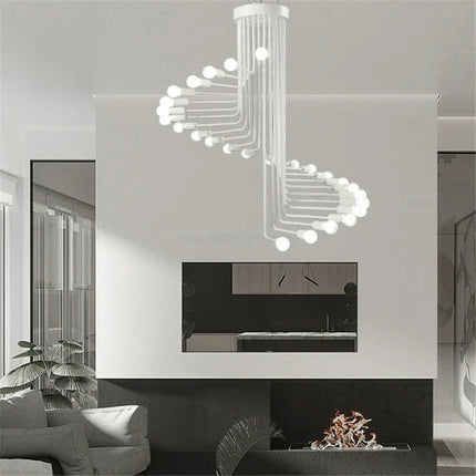 Lustre LED nordique pour loft et restaurant — LZ4X9T1