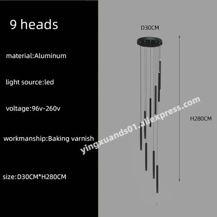 Lustre suspension moderne pour éclairage décoratif élégant — LZ4X9P