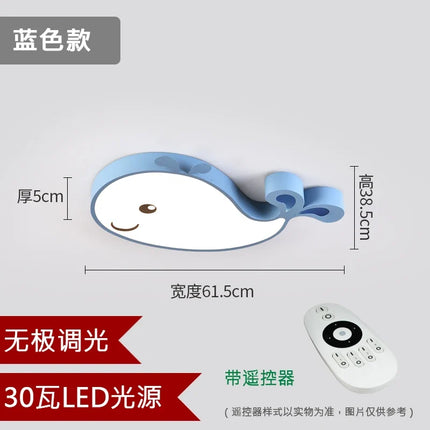 Plafonnier LED créatif forme baleine pour chambre d’enfant — LZ4X9Q