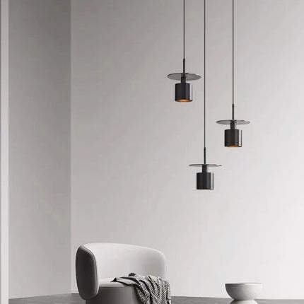 Suspension en laiton noir avec cordon réglable pour intérieur — LZ4X9T