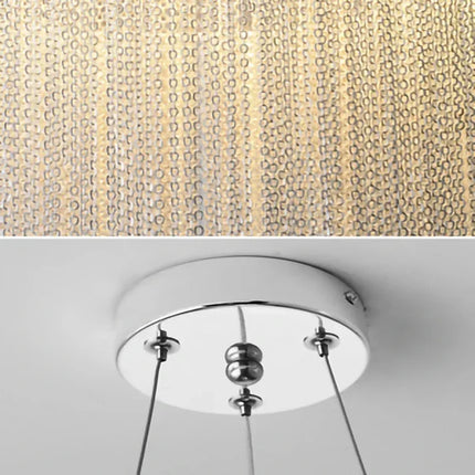Lustre à pampilles pour intérieur moderne et élégant — LZ4X9J2M