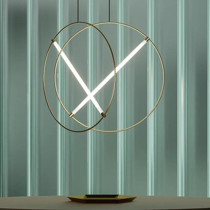 Suspension LED ronde au design moderne et simple — LZ4X9T2