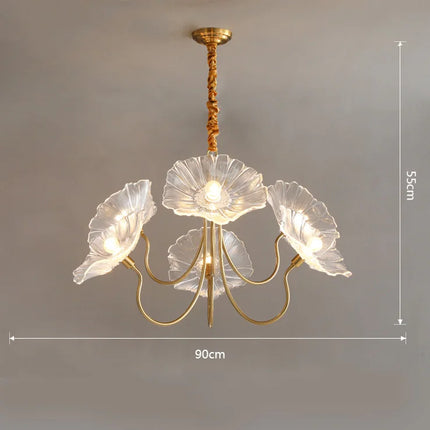 Suspension design nordique moderne à motif floral élégant pour intérieur — LZ4R9T1