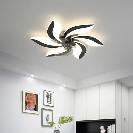 Plafonnier ventilateur intérieur avec éclairage et télécommande — LZ4X9M