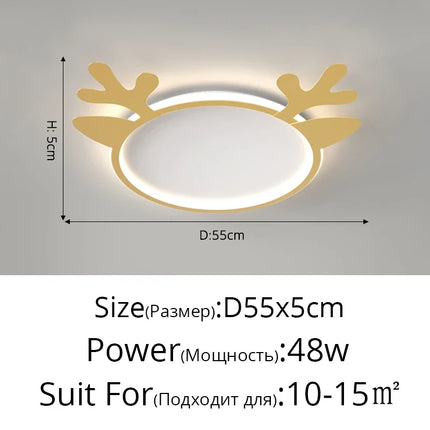 plafonnier led moderne pour éclairage intérieur décoratif