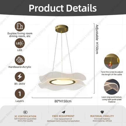 Lustre suspension moderne pour éclairage élégant et raffiné — LZ4X9J