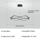 Noir D60cm / Blanc chaud (sans RC)