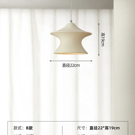 Suspension LED design nordique en résine pour ambiance chaleureuse — LZ4X9P