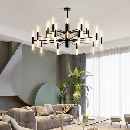 Lustre suspension design art déco moderne pour intérieur lumineux — LZ4X9P2