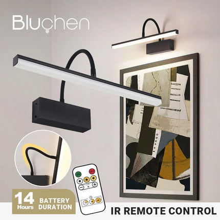 Applique murale rechargeable avec bras flexible pour éclairage d’œuvre — LZ4X9P