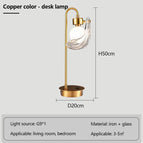 Lampe de bureau en cuivre / Lumière chaude