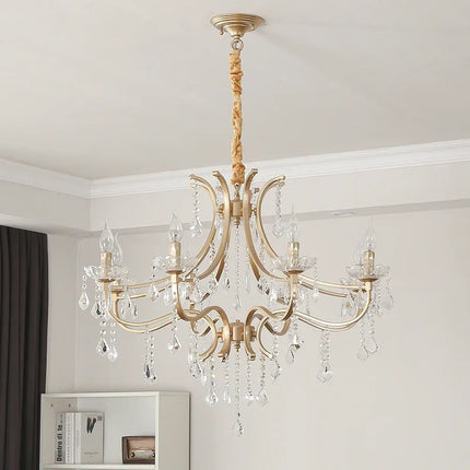 Lustre moderne en cristal avec éclairage LED intégré — LZ4P9XJ