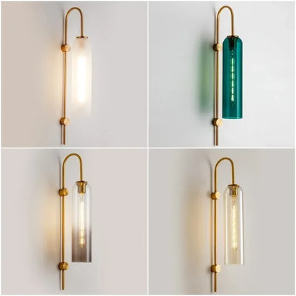 Applique murale LED en verre pour intérieur chambre et salon — LZ4X7QJ