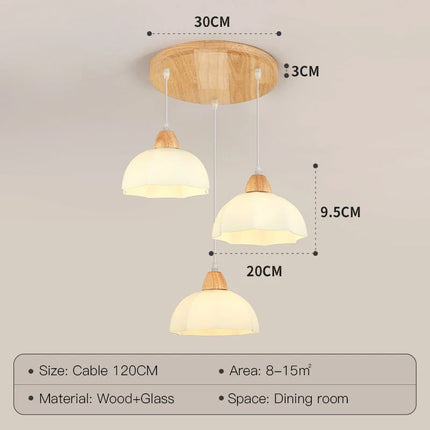Suspension en bois au design moderne pour décoration intérieure — LZ4X9T
