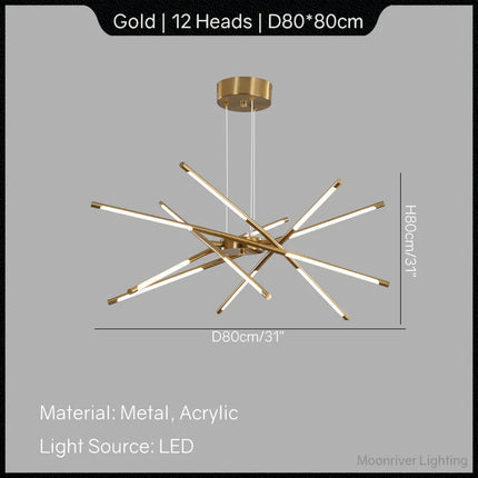 Suspension moderne au design créatif pour décoration intérieure — LZ4X9Q2