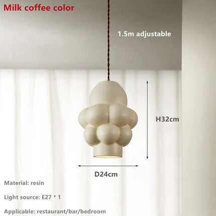 Lustre LED style wabi sabi nordique pour bar et restaurant — LZ4X9J