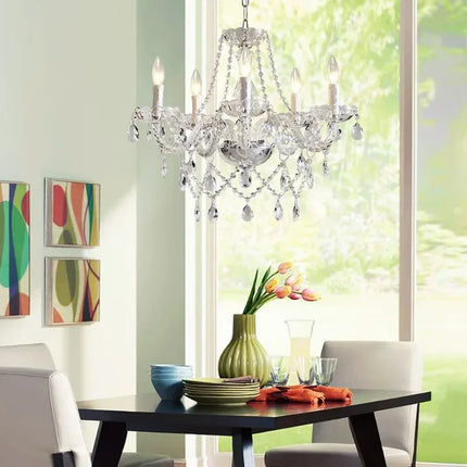 Lustre en cristal moderne pour décoration élégante et lumineuse — LZ4X9P