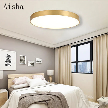 Plafonnier LED ultra fin pour intérieur moderne et élégant — LZ4X9T