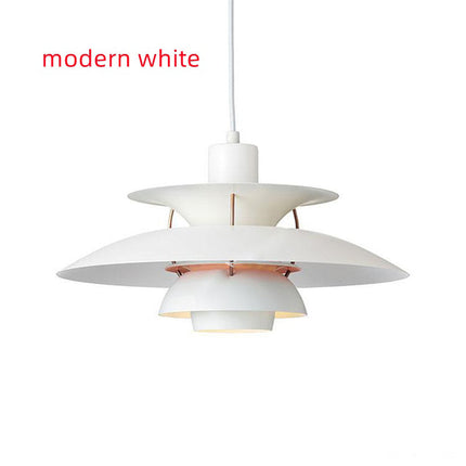 Suspension industrielle en métal avec LED colorée Barnaby — LZ4X9P2