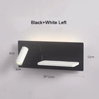 Noir blanc gauche / Blanc chaud (2700-3500K) / Chargement sans fil
