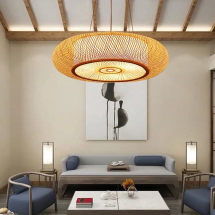 Suspension bambou au style chinois pour décoration intérieure — LZ4X9V