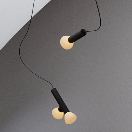 Suspension artistique en verre réglable pour décoration intérieure — LZ4XJ9