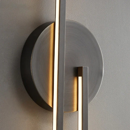Applique murale minimaliste en laiton pour restaurant — LZ4X9T