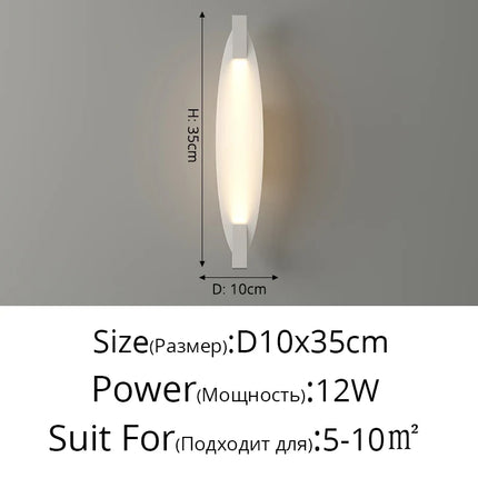 Applique murale LED au design moderne et créatif style loft — LZ4X9Q2B