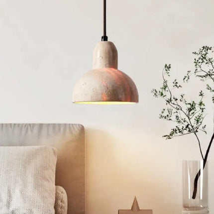 Suspension créative en pierre style wabi sabi pour restaurant et séjour — LZ4X9M2