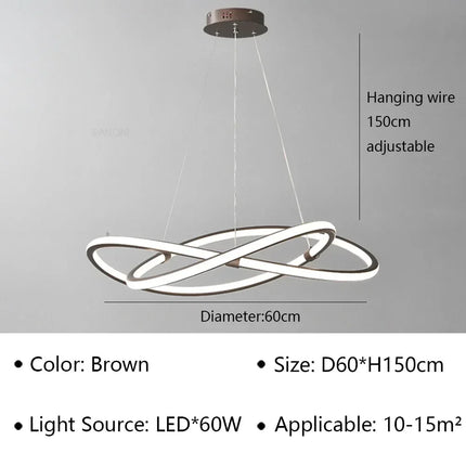 Lustre LED moderne pour décoration intérieure — LZ4X9T2