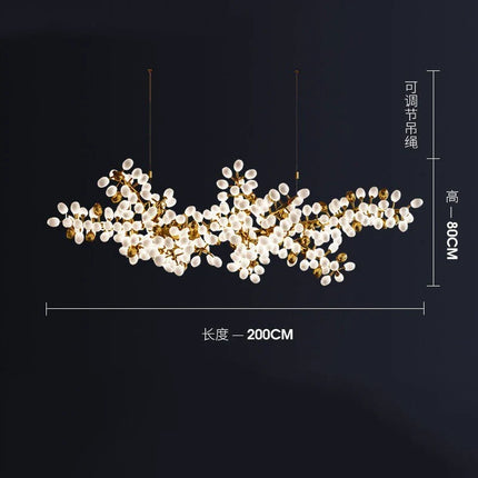 Lustre suspension doré design raisin pour intérieur élégant — LZ4X9QJ